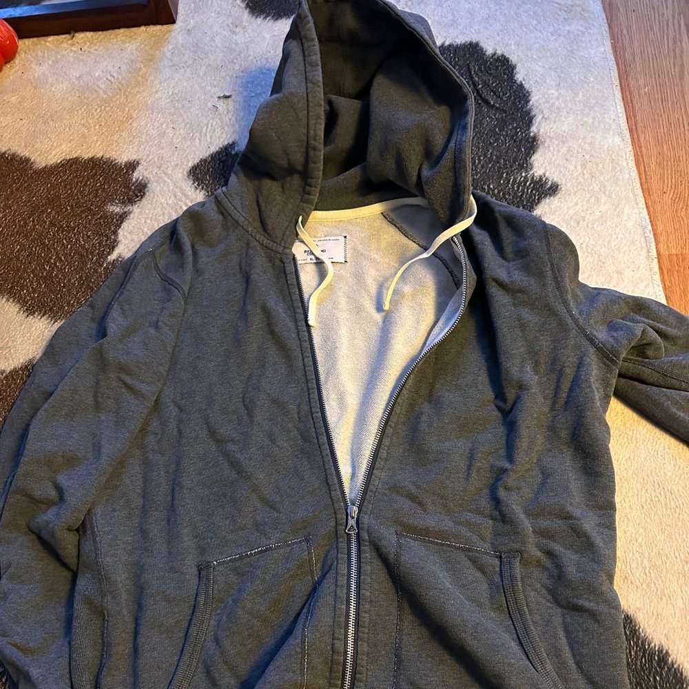 Reigning Champ Full Zip Midweight Terry Hoodie